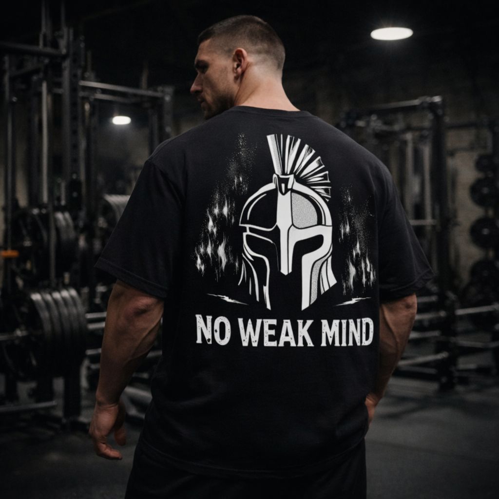 NO WEAK MIND PREMIUM SHIRT (BACKPRINT)
