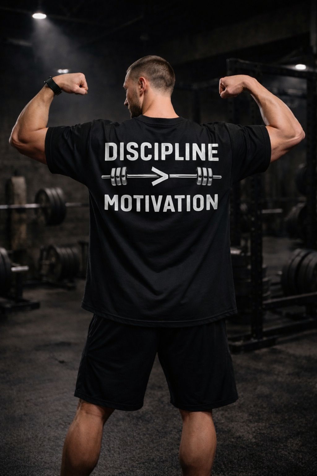 DISCIPLINE MOTIVATION PREMIUM SHIRT (BACKPRINT)